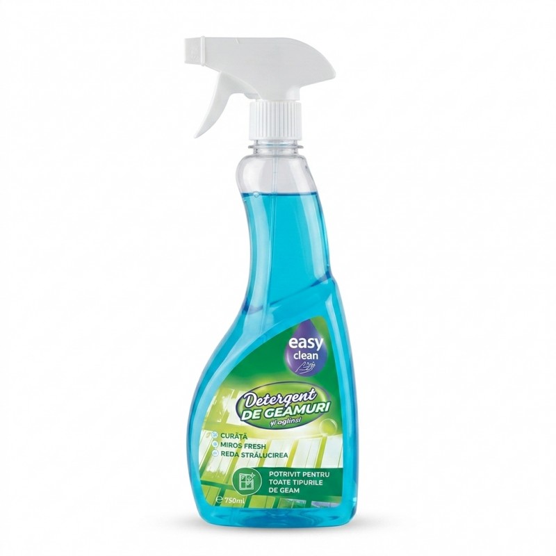 Detergent geamuri si oglinzi cu pulverizator parfum fresh 750 ml Easy Clean